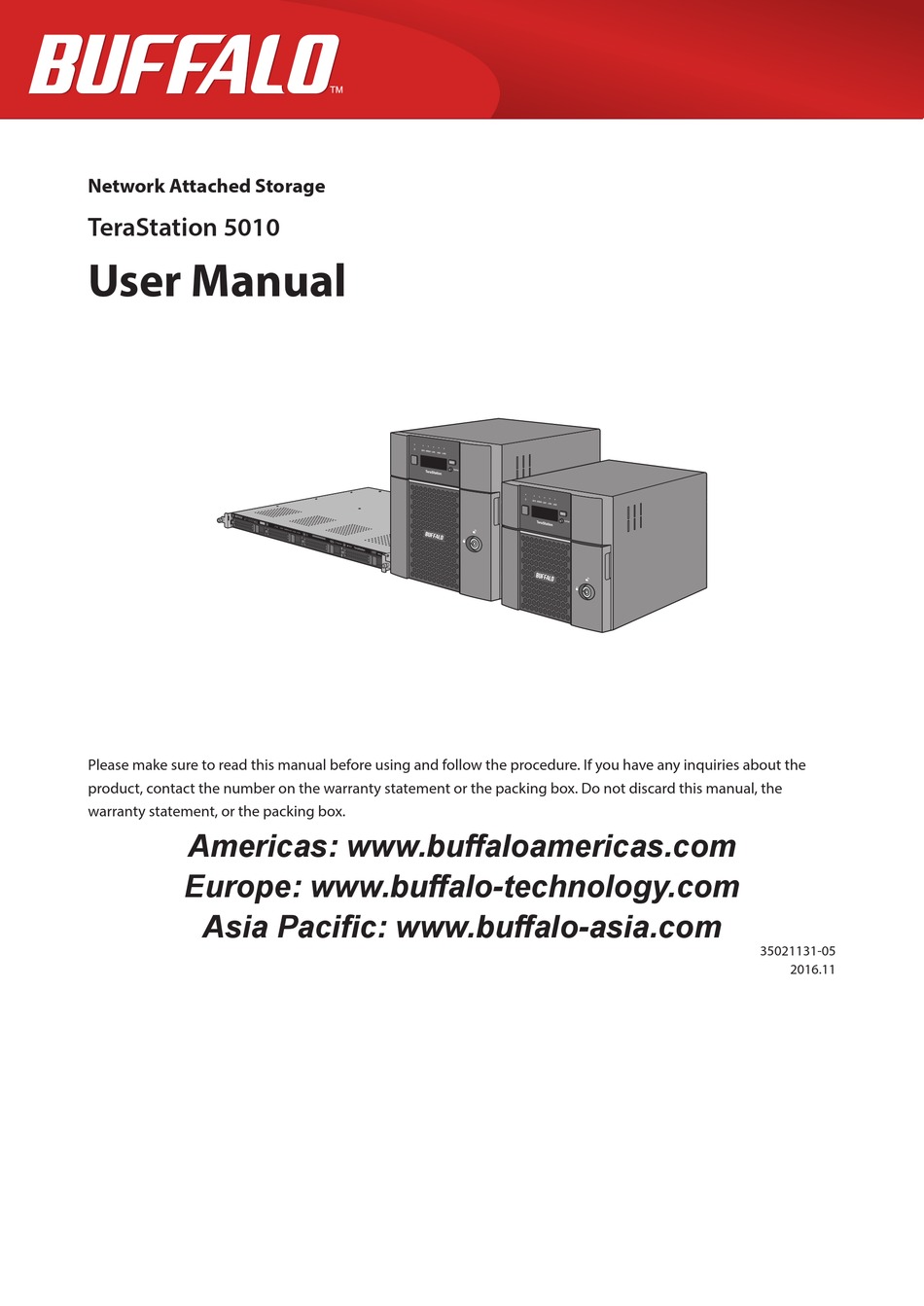 aflivning handikap hybrid BUFFALO TERASTATION 5010 USER MANUAL Pdf Download | ManualsLib
