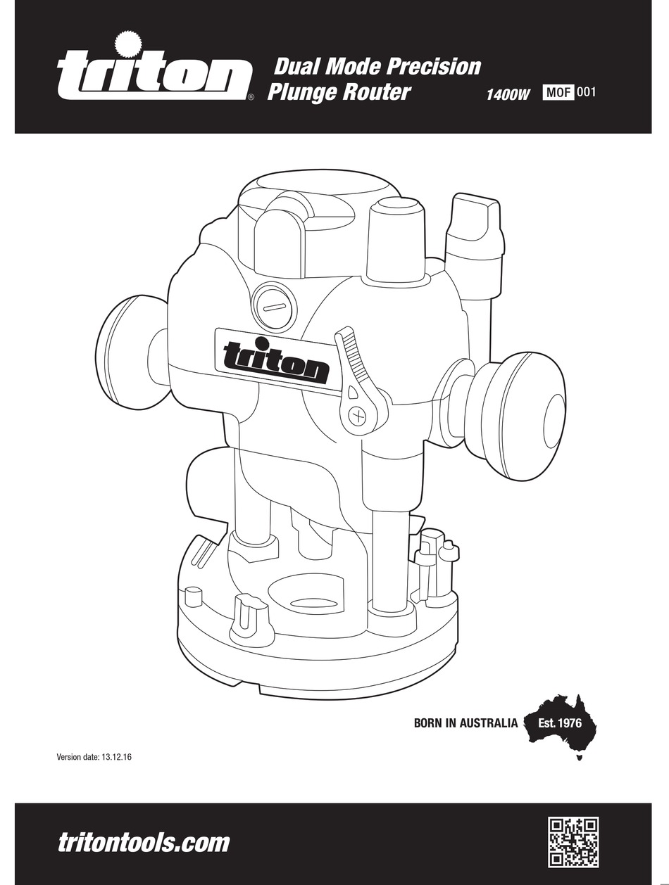 TRITON MOF001 OPERATING INSTRUCTIONS MANUAL Pdf Download ManualsLib