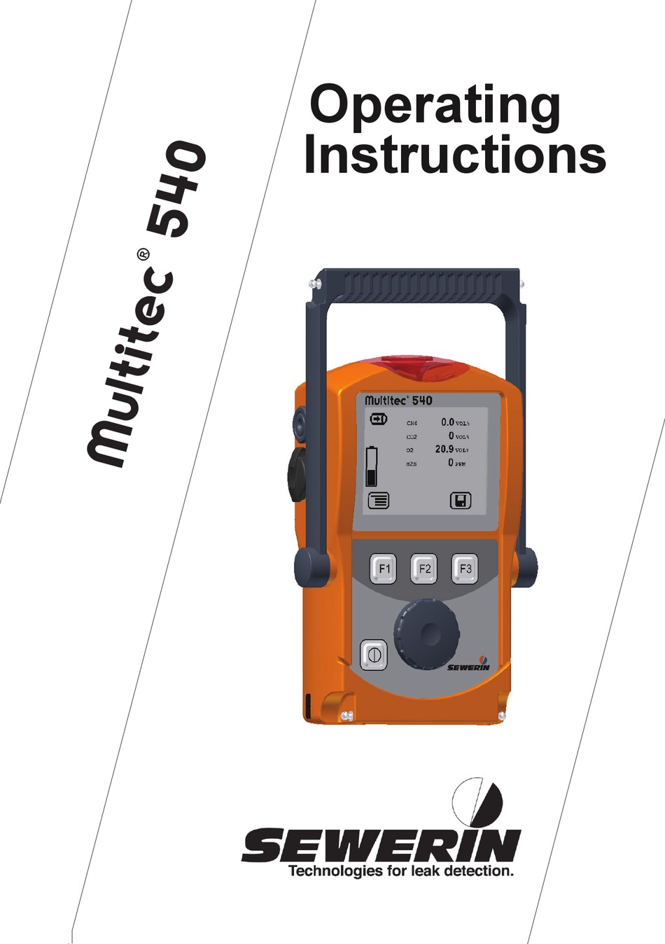 SEWERIN MULTITEC 540 OPERATING INSTRUCTIONS MANUAL Pdf Download
