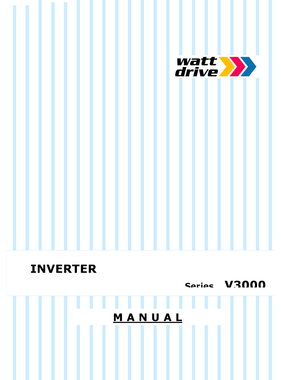 WATT DRIVE V3000015LF MANUAL Pdf Download ManualsLib
