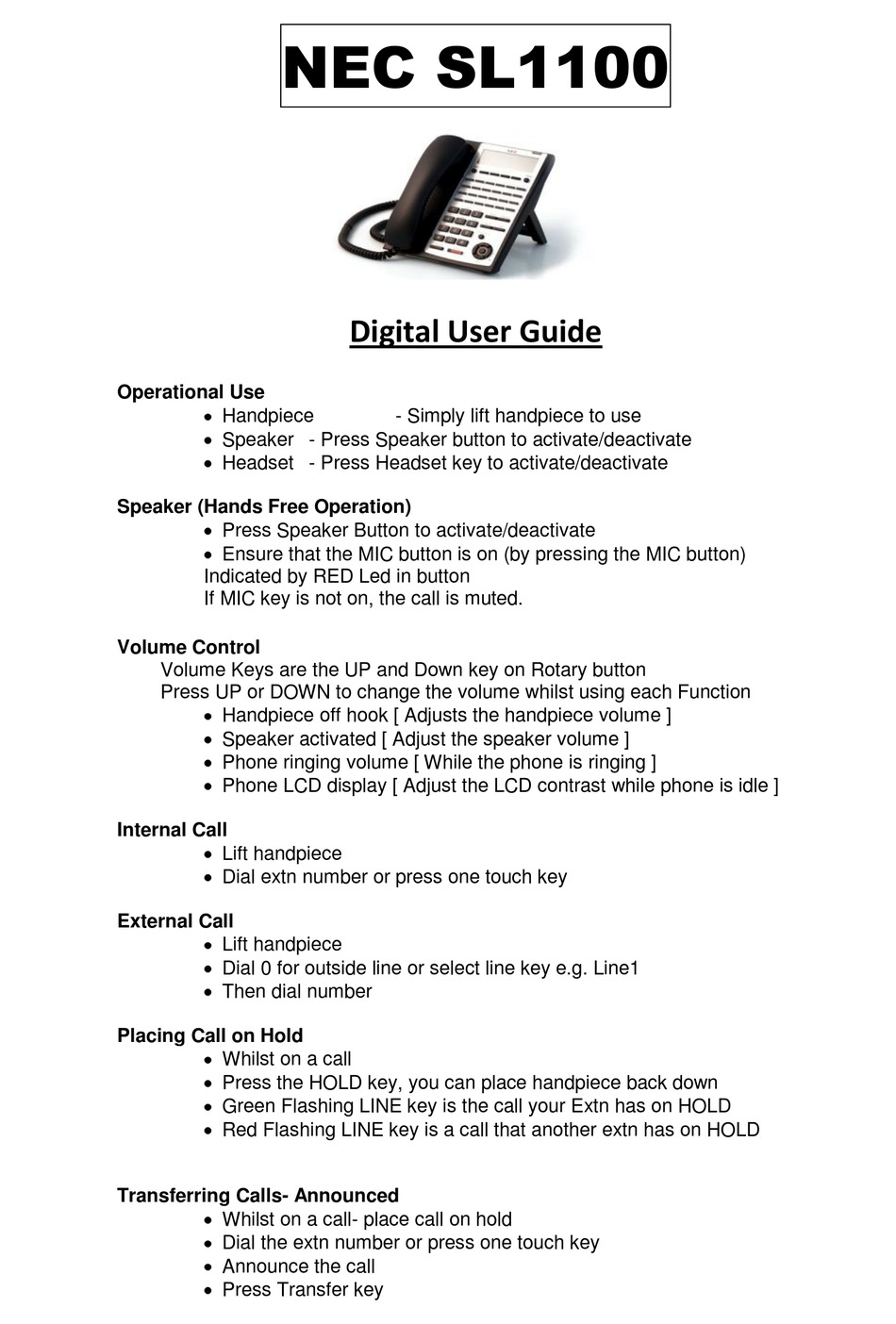 nec-sl1100-user-manual-pdf-download-manualib