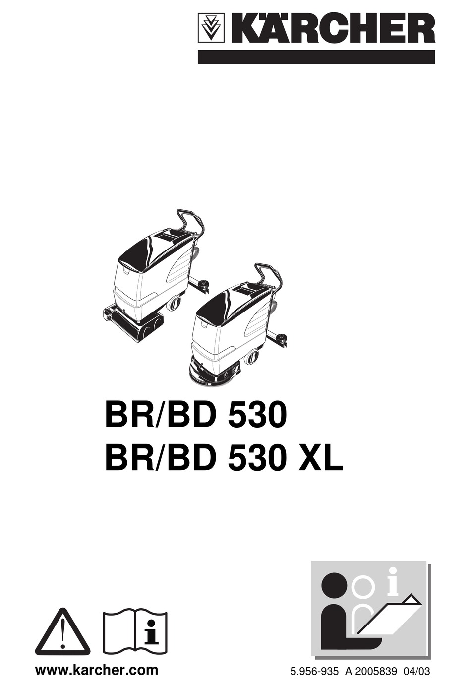 Karcher Br530 Operating Instructions Manual Pdf Download Manualslib