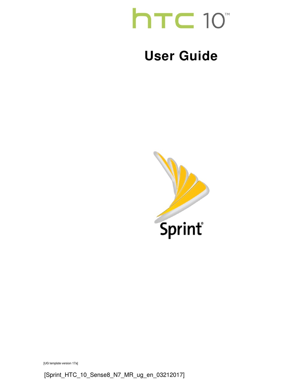 HTC 10 USER MANUAL Pdf Download | ManualsLib