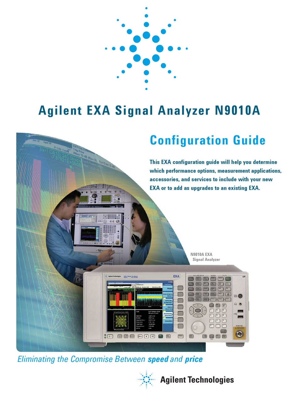 AGILENT TECHNOLOGIES N9010A CONFIGURATION MANUAL Pdf Download | ManualsLib