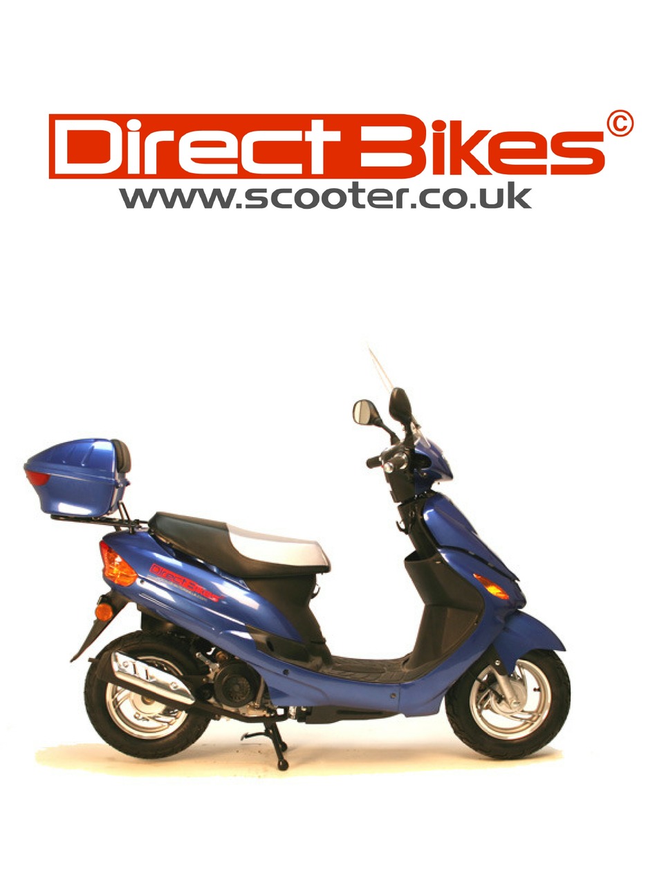 Direct Bikes DB50QT-A Retro Power Air Filter Blue 28-44mm 