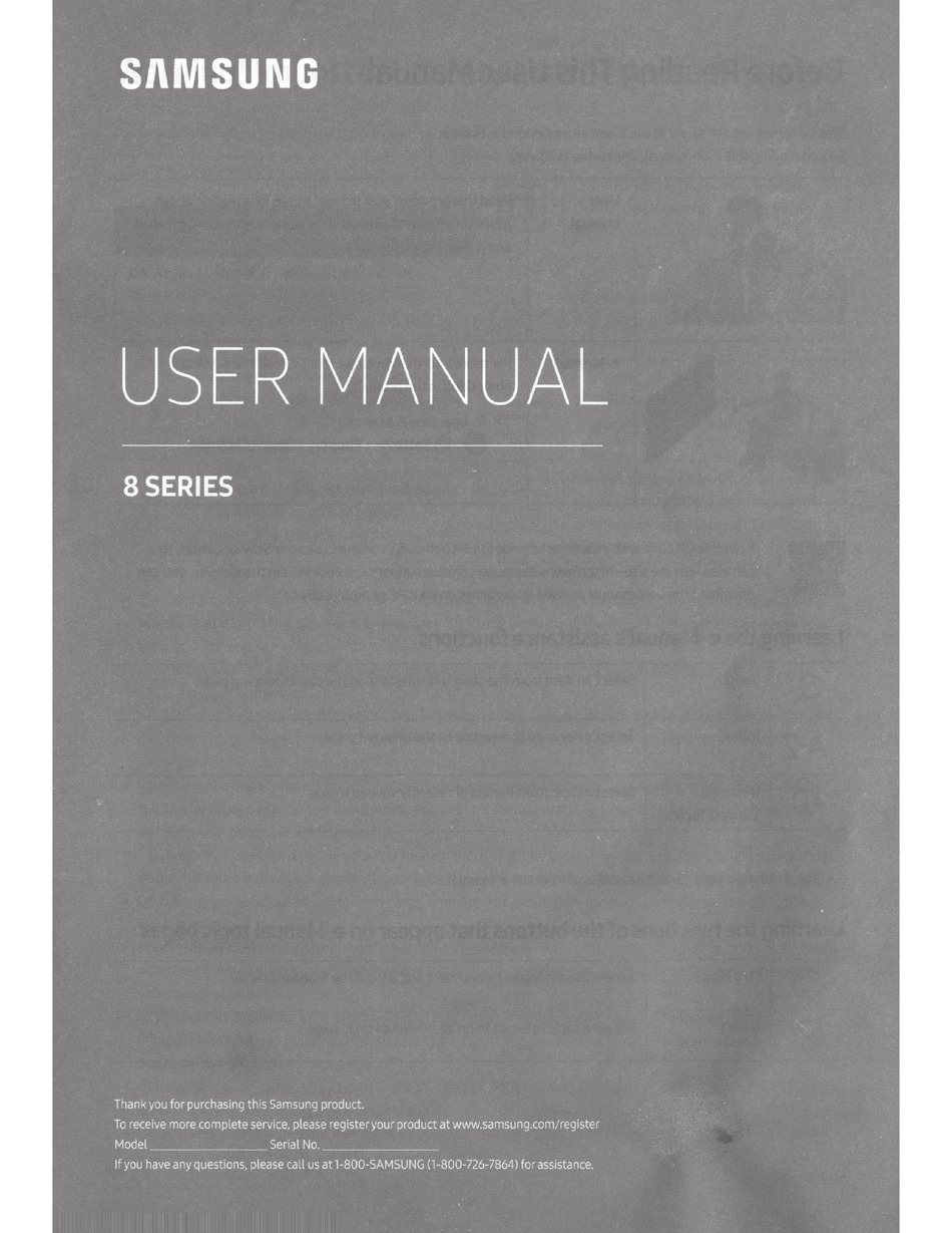 SAMSUNG UN55MU8500 USER MANUAL Pdf Download | ManualsLib