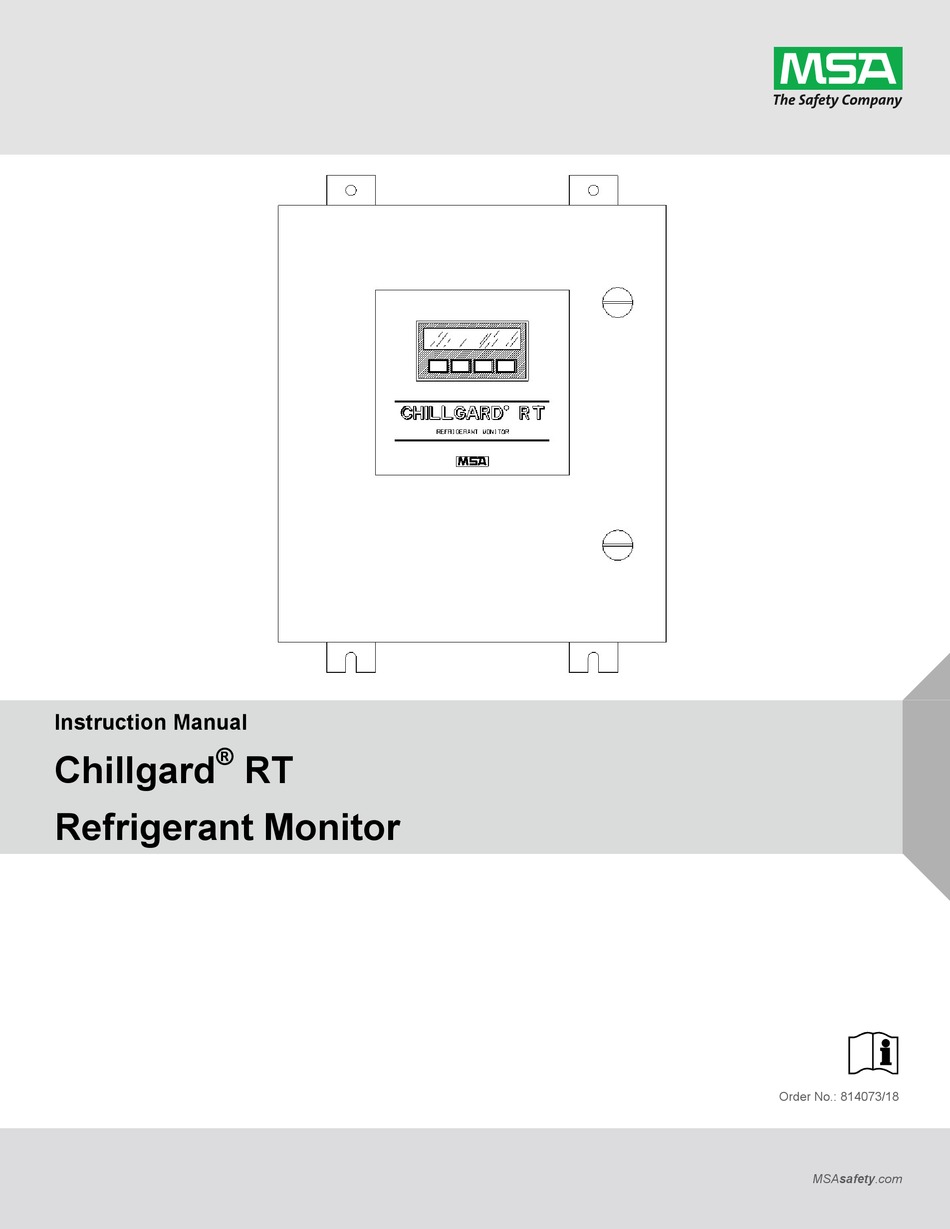 MSA CHILLGARD RT INSTRUCTION MANUAL Pdf Download ManualsLib
