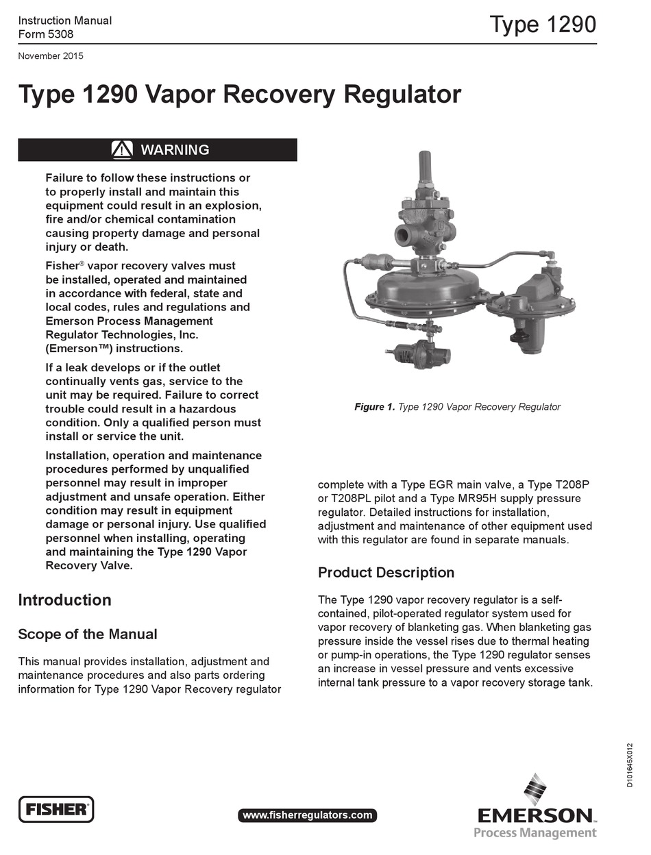 FISHER 1290 INSTRUCTION MANUAL Pdf Download | ManualsLib