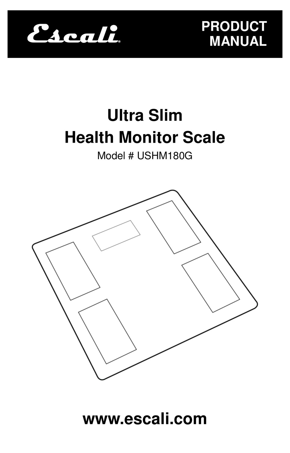 ESCALI USHM180G PRODUCT MANUAL Pdf Download ManualsLib