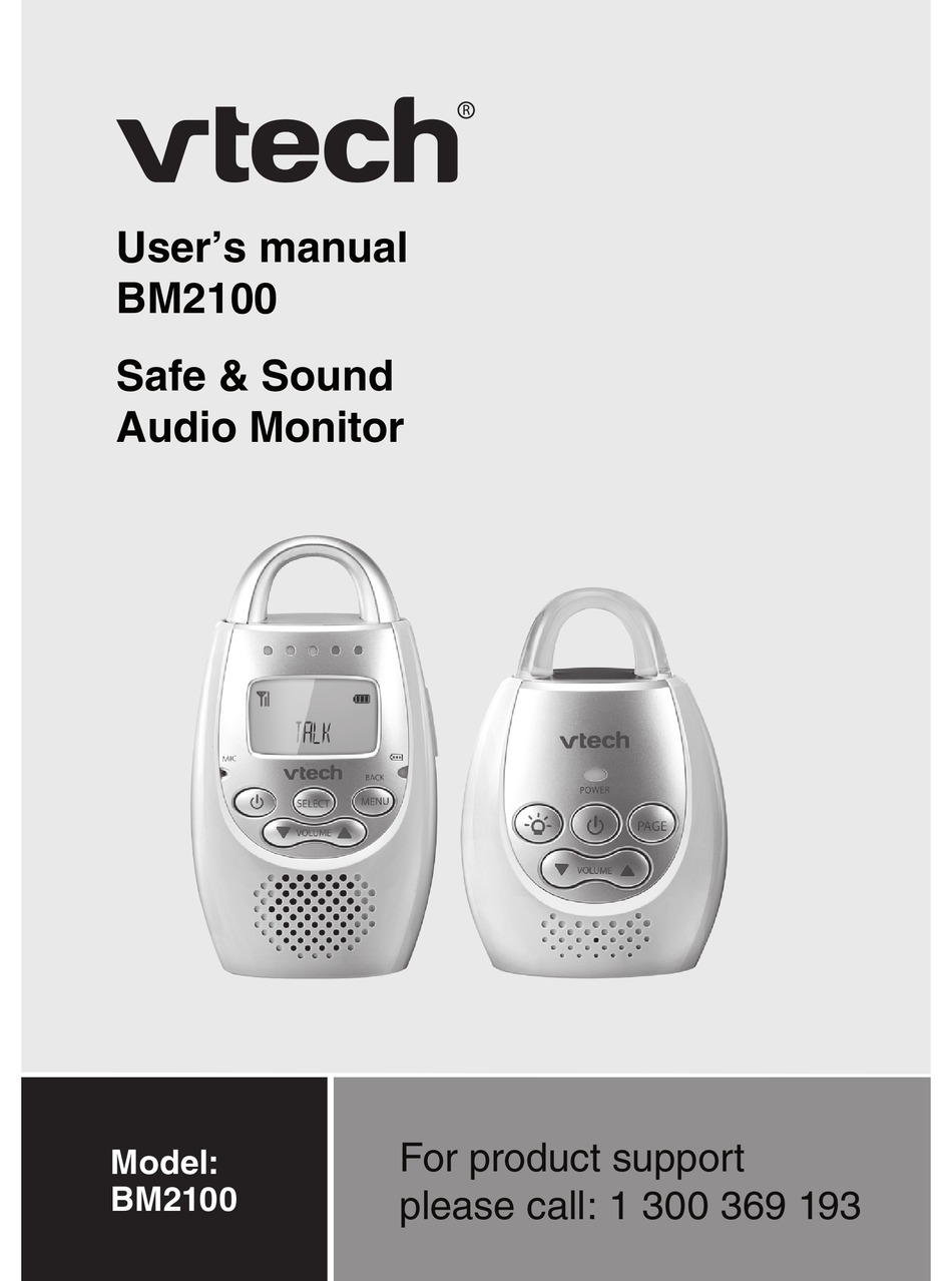 vtech safe & sound audio monitor bm1100