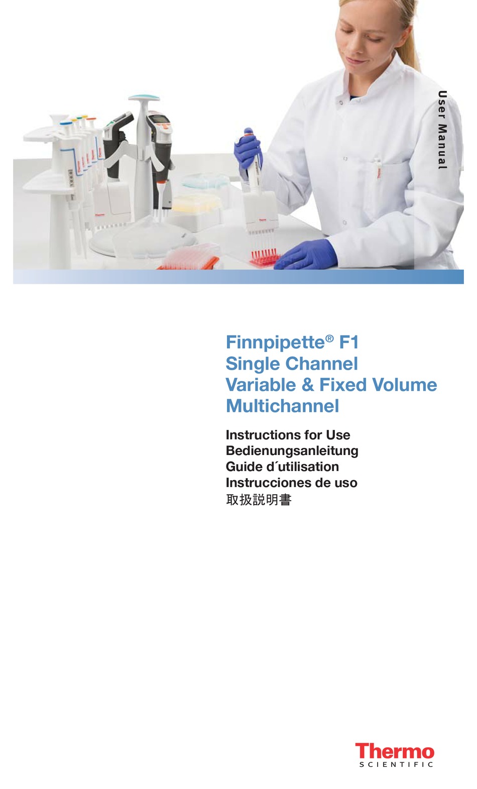 THERMO SCIENTIFIC FINNPIPETTE F1 INSTRUCTIONS FOR USE MANUAL Pdf