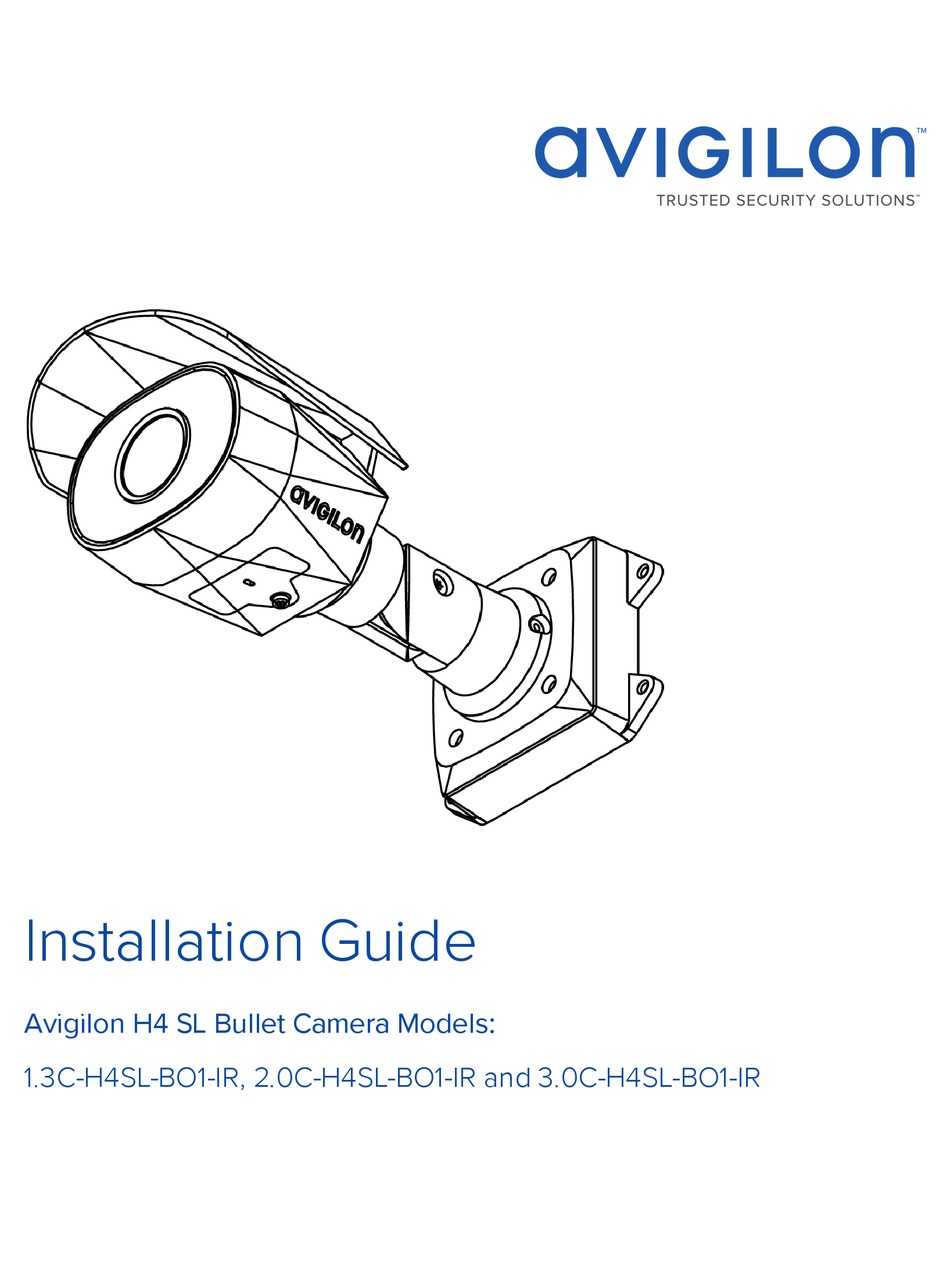 AVIGILON 1.3CH4SLBO1IR INSTALLATION MANUAL Pdf Download ManualsLib