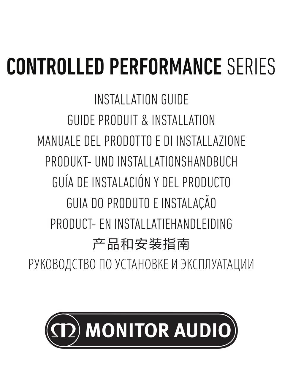 MONITOR AUDIO CPCT260 INSTALLATION MANUAL Pdf Download ManualsLib