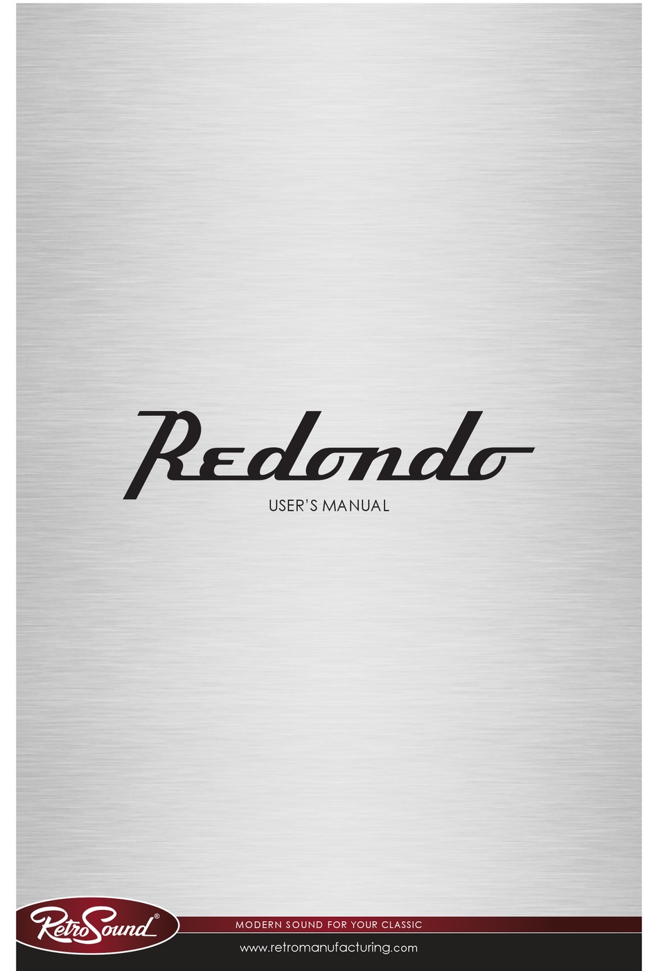 retrosound kick panels on Redondo Rt User Manual Pdf Download Manualslib