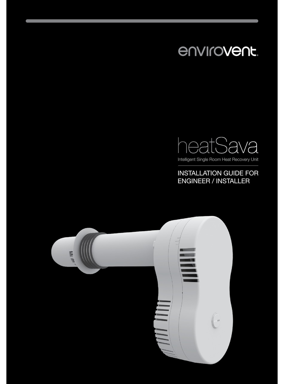 ENVIROVENT HEATSAVA INSTALLATION MANUAL Pdf Download | ManualsLib