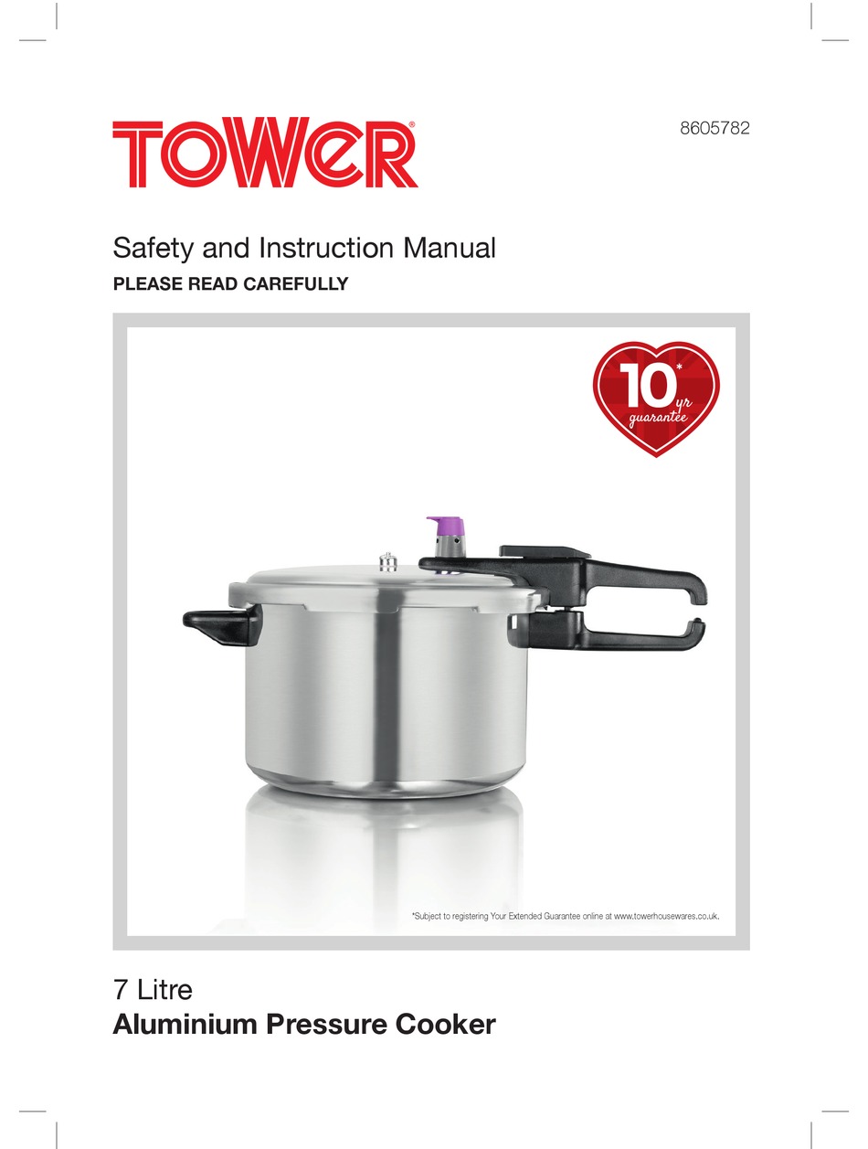 Tower pressure best sale cooker user manual