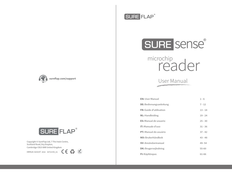 sureflap manual