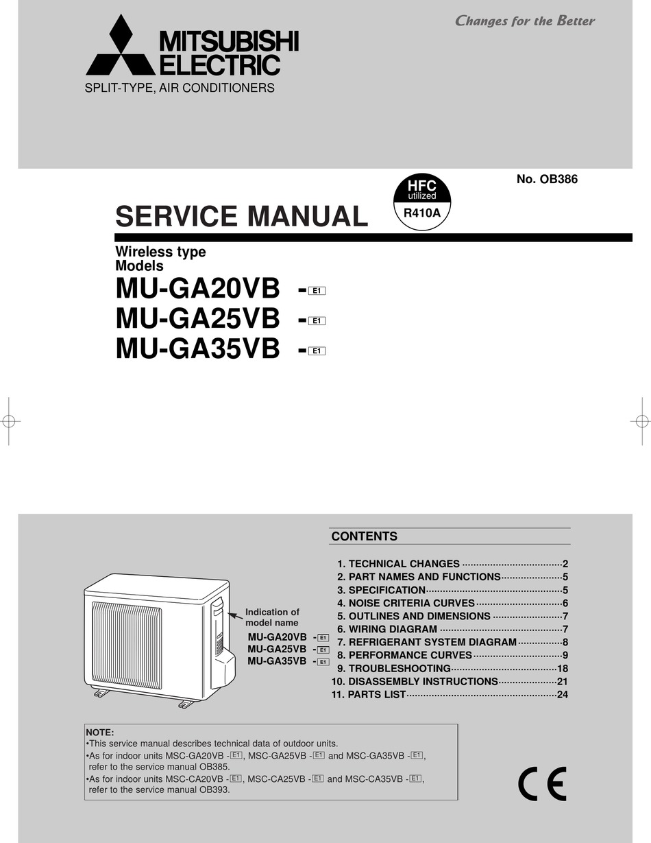 Mitsubishi mu ga20vb