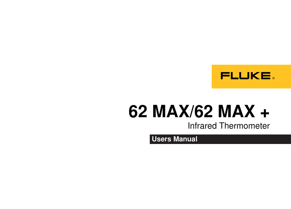 pirometro fluke 62 max manual