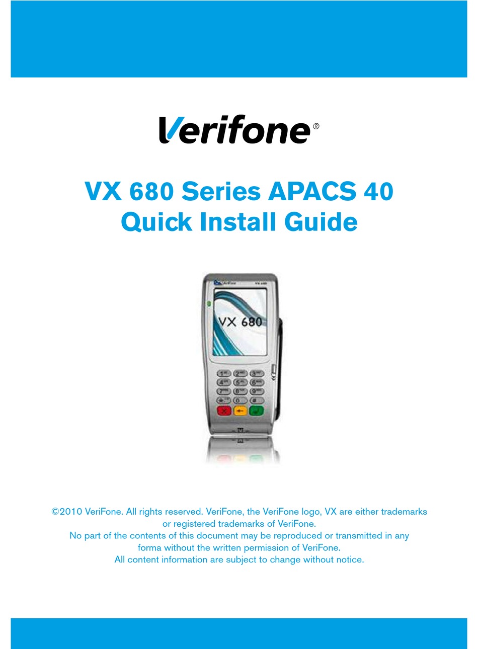 change paper verifone vx680