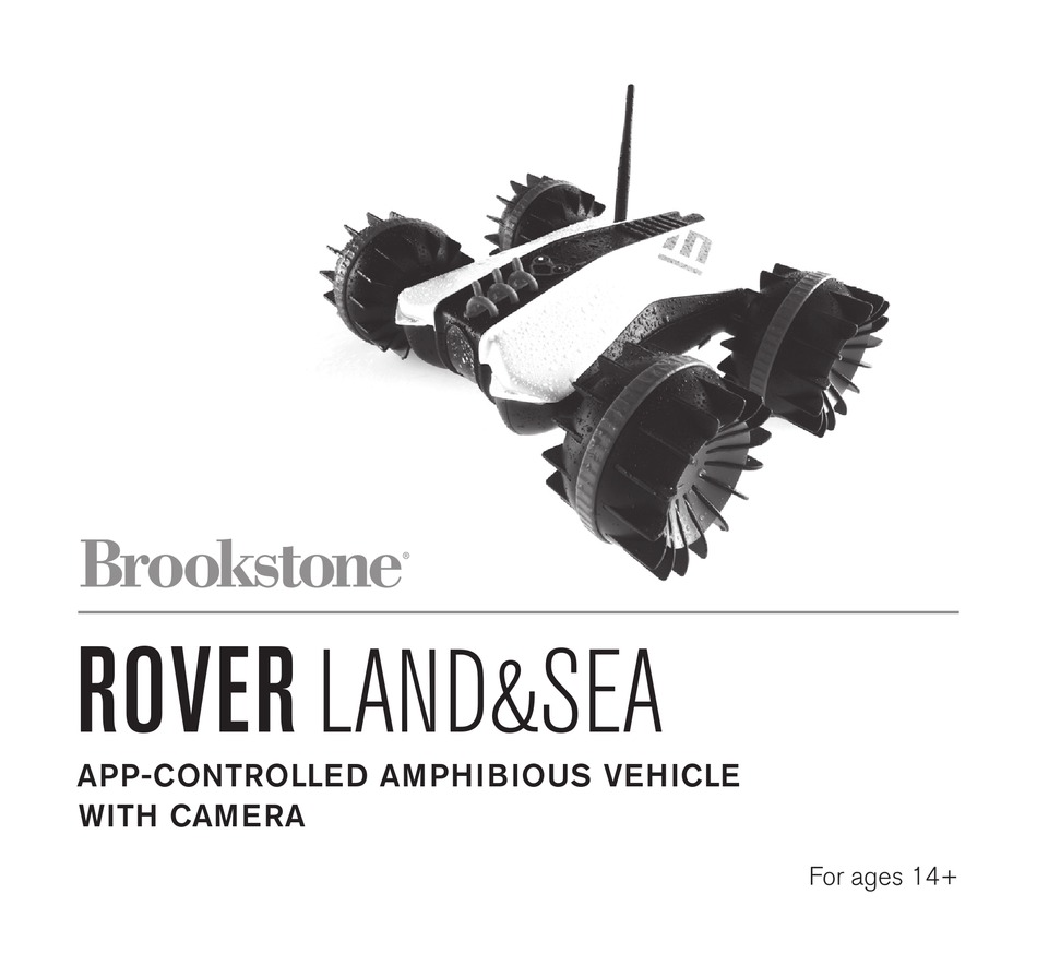 Reset Care And Maintenance Specifications Brookstone ROVER