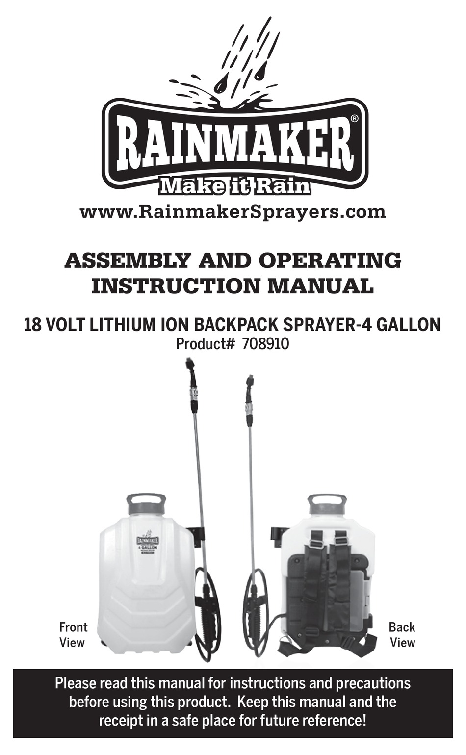 Rainmaker Lithium Ion Battery Charging Station