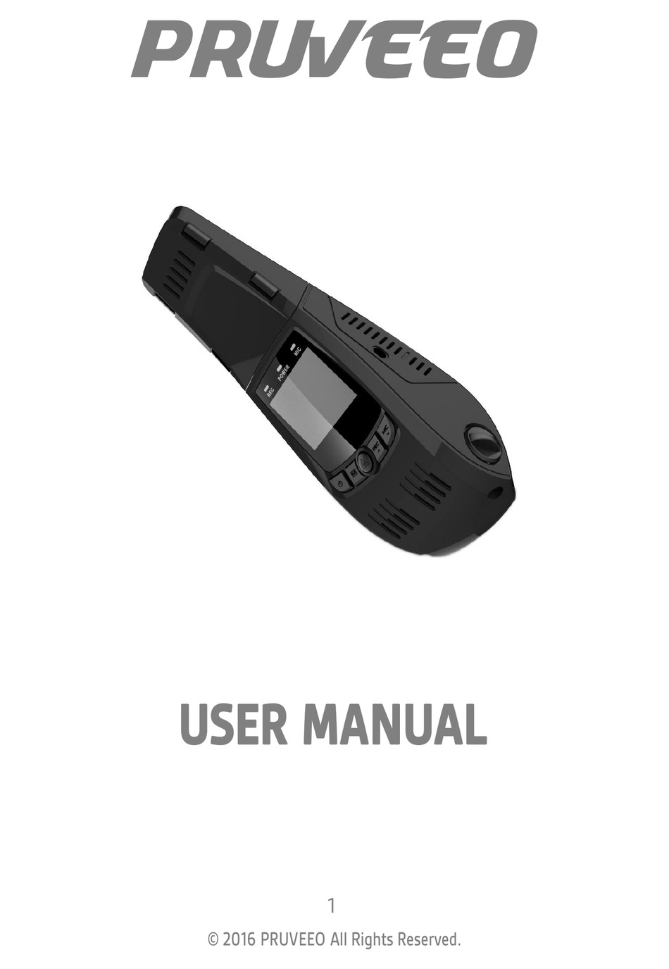 Pruveeo F5 Dash Cam Manual 76+ Pages - Manual Updated 