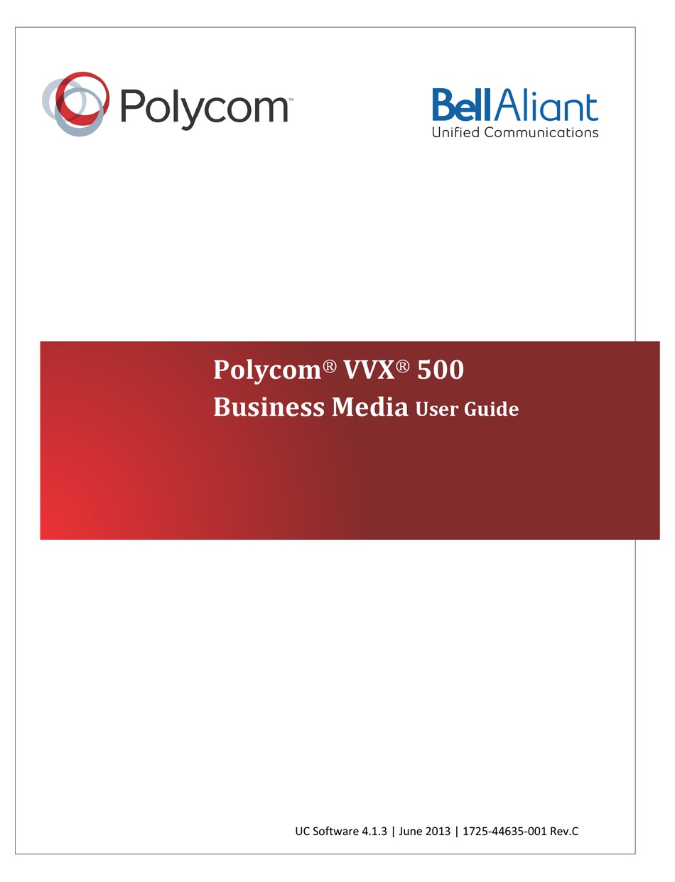 Polycom Vvx 600 Manual