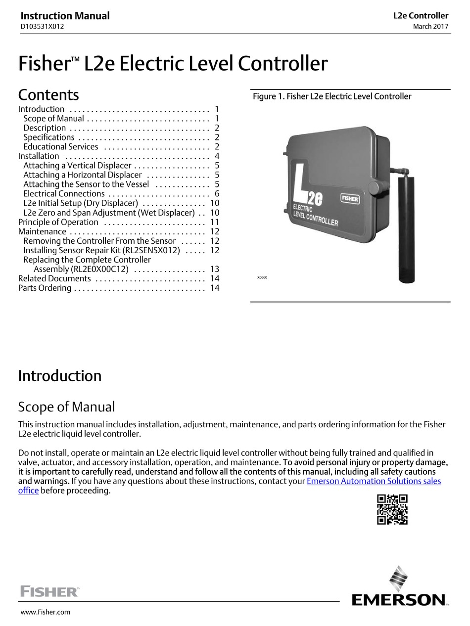 FISHER L2E INSTRUCTION MANUAL Pdf Download | ManualsLib