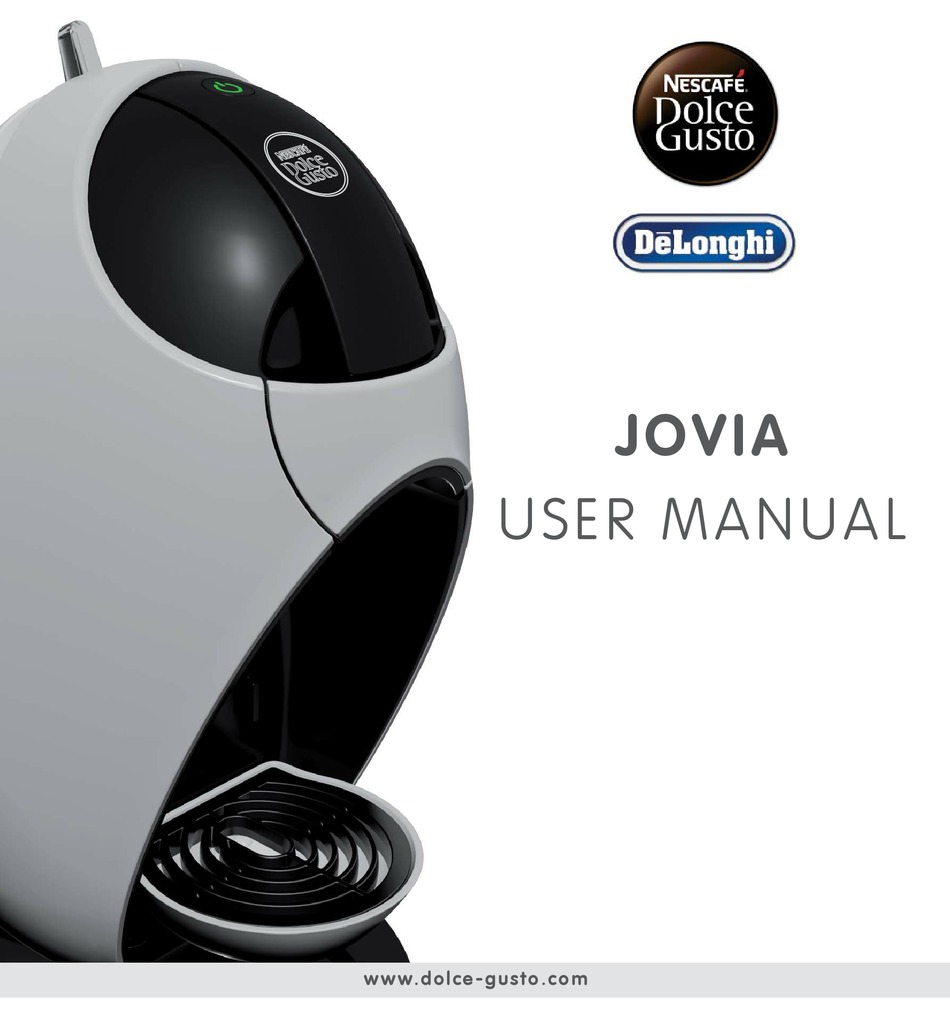 DOLCE GUSTO JOVIA USER MANUAL Pdf Download ManualsLib