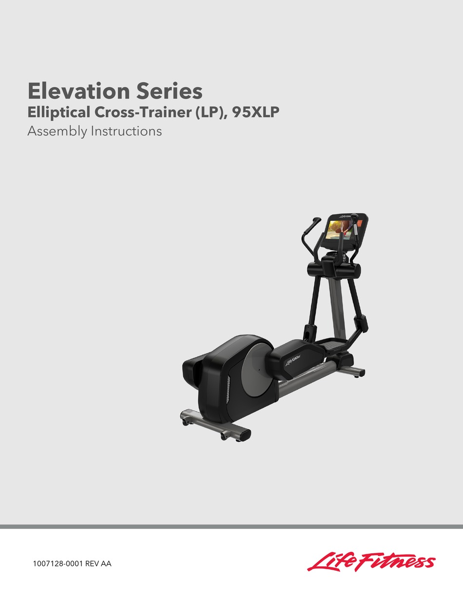 LIFEFITNESS ELEVATION SERIES 95XLP ASSEMBLY INSTRUCTIONS MANUAL Pdf