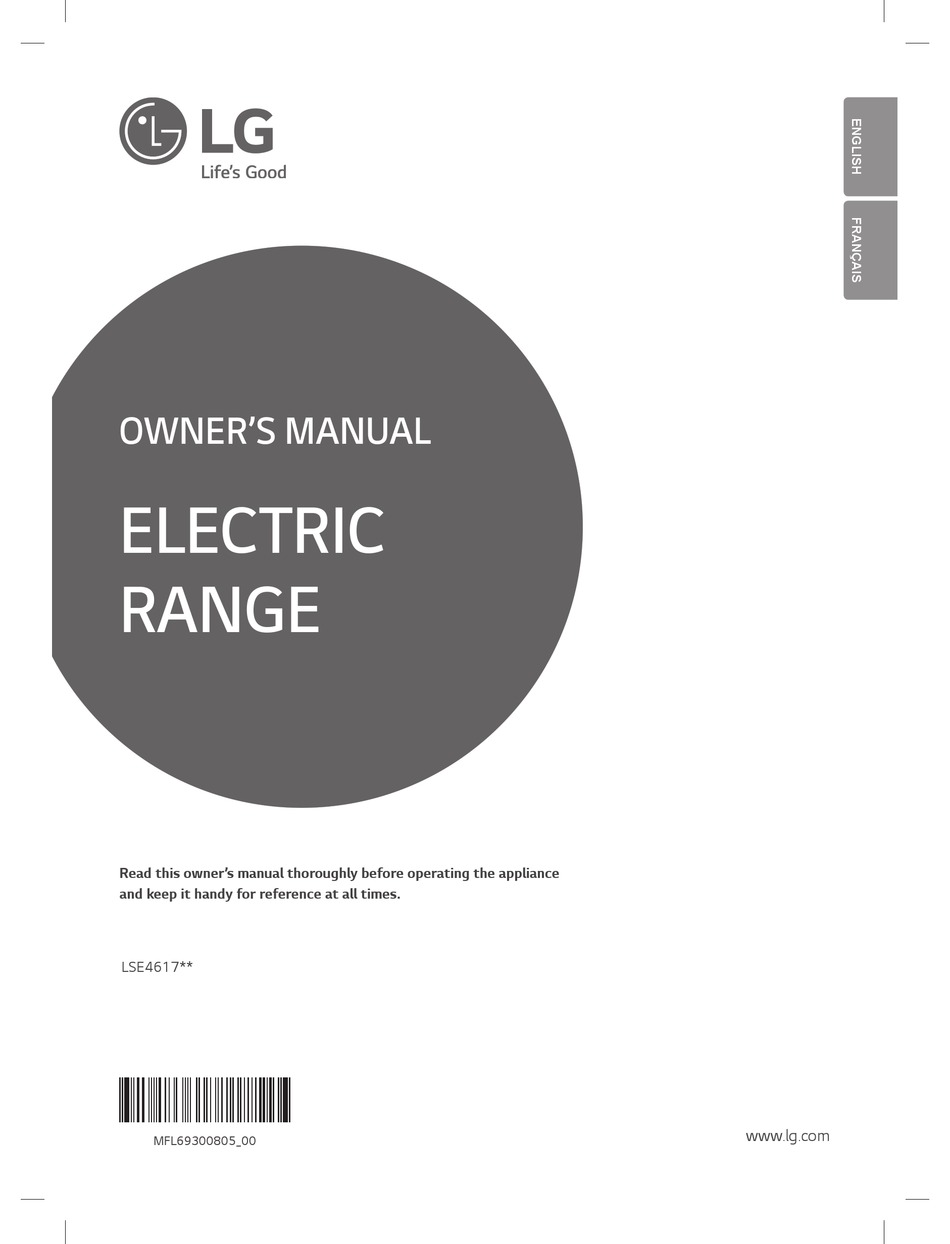 LG LSE4617 SERIES OWNER'S MANUAL Pdf Download | ManualsLib