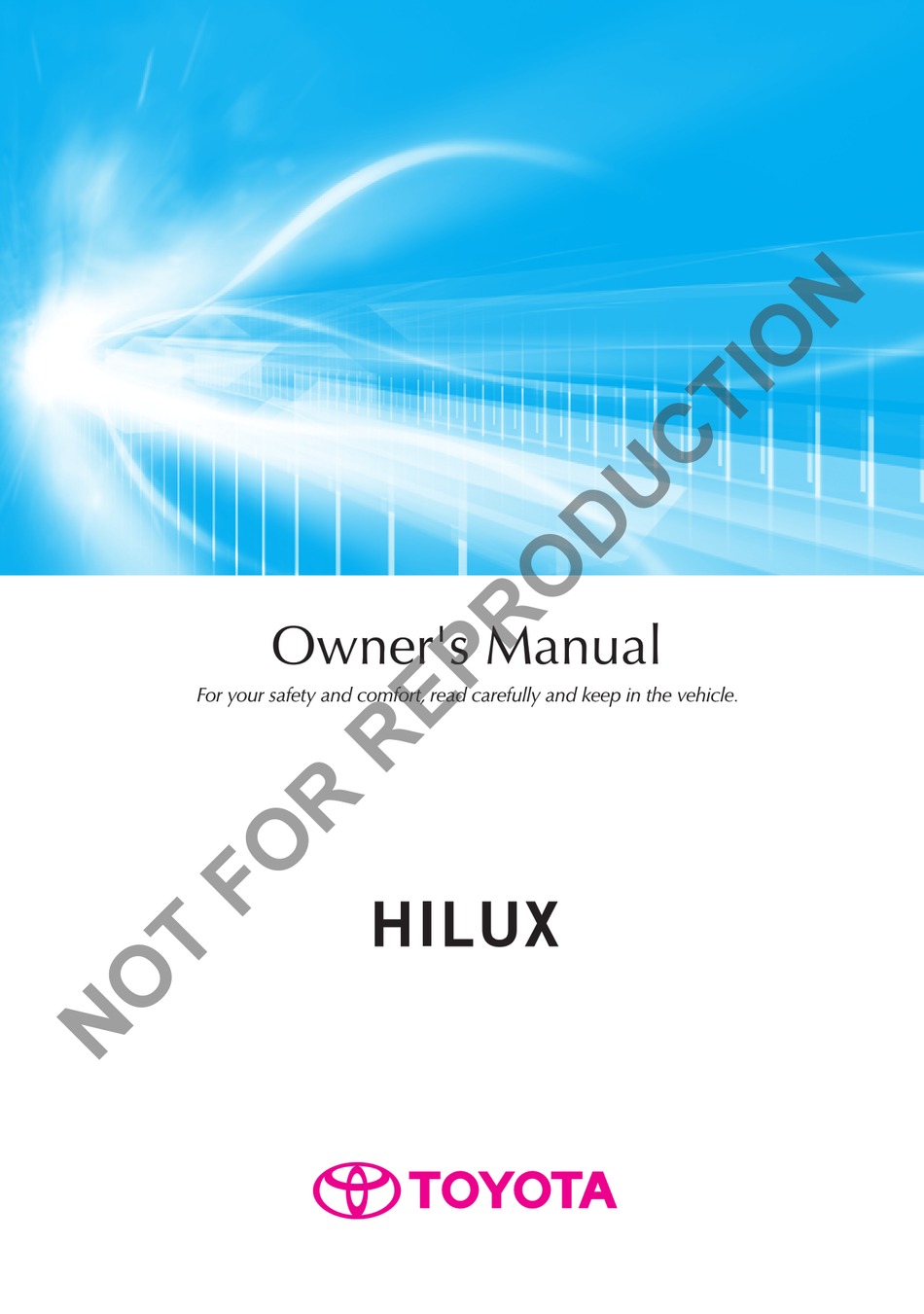 Toyota Hilux Owner S Manual Pdf