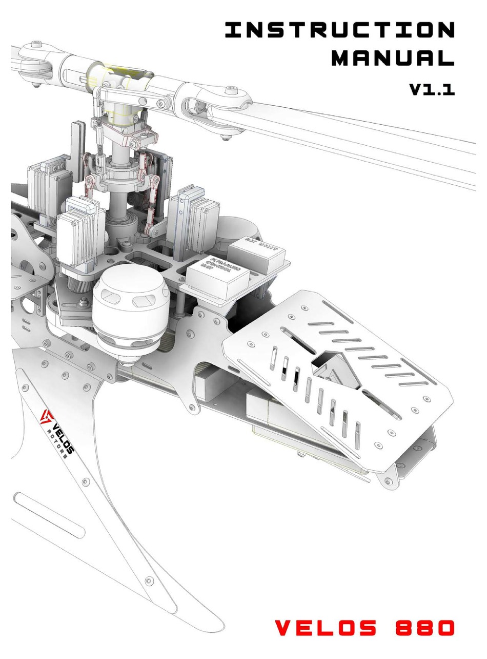 VELOS ROTORS VELOS 880 INSTRUCTION MANUAL Pdf Download ManualsLib