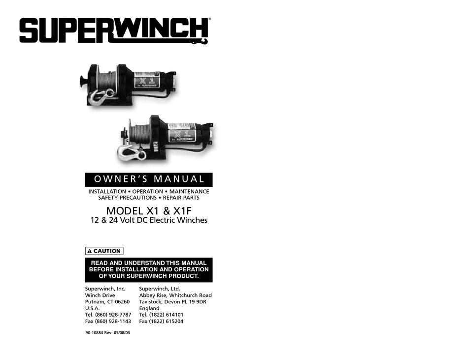 Superwinch X1 Wiring Diagram - Wiring Diagram