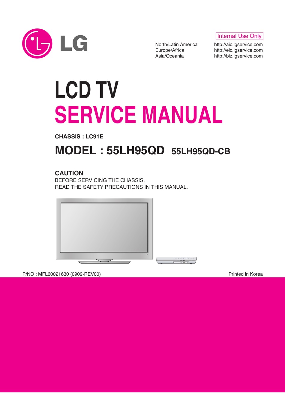 LG 55LH95QD SERVICE MANUAL Pdf Download | ManualsLib