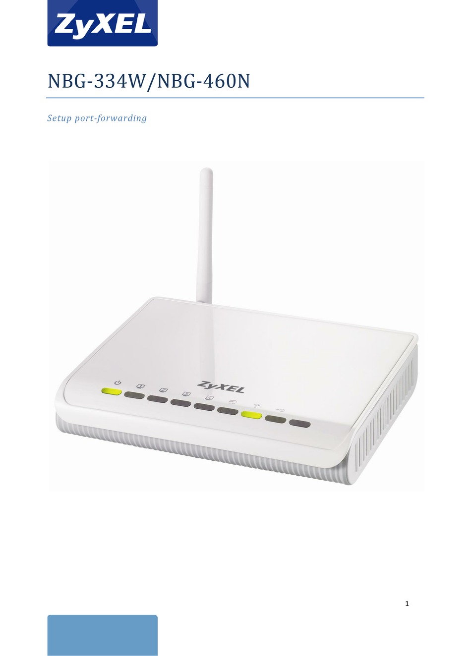 ZYXEL COMMUNICATIONS NBG334W SETUP PORTFORWARDING Pdf Download