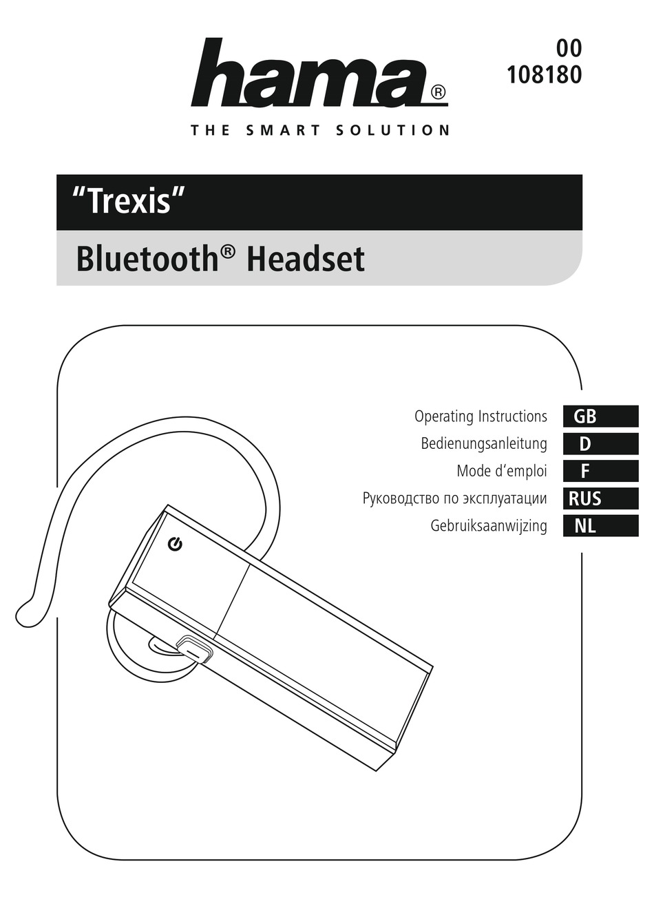 Bluetooth Pairing - Hama Trexis 