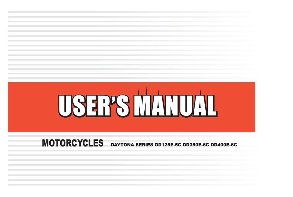 Haynes Chinese Motorcycle Manual Dadyw DD125-E,DD 125-E 