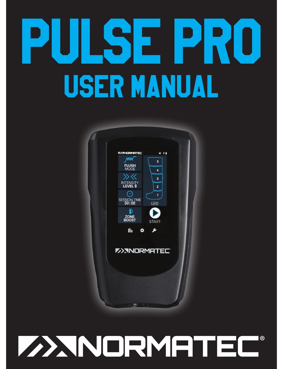 Normatec Pulse Pro User Manual Pdf Download Manualslib