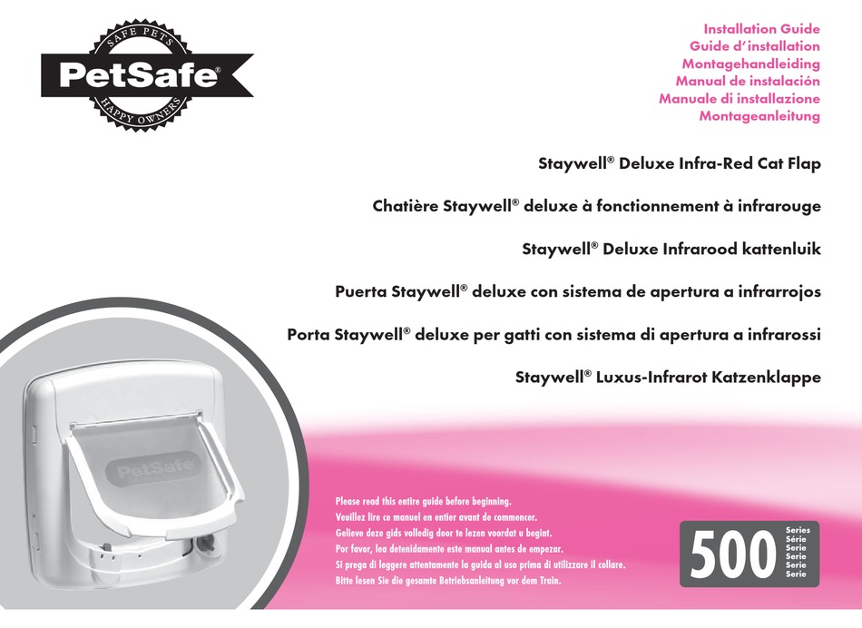 Petsafe Staywell Infra Red 4-Way Locking Deluxe Cat Flap