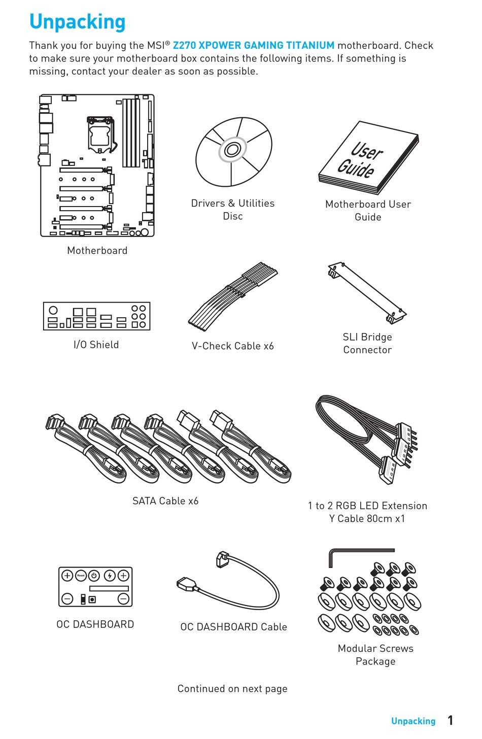 Msi Z270 Xpower Gaming Titanium User Manual Pdf Download Manualslib