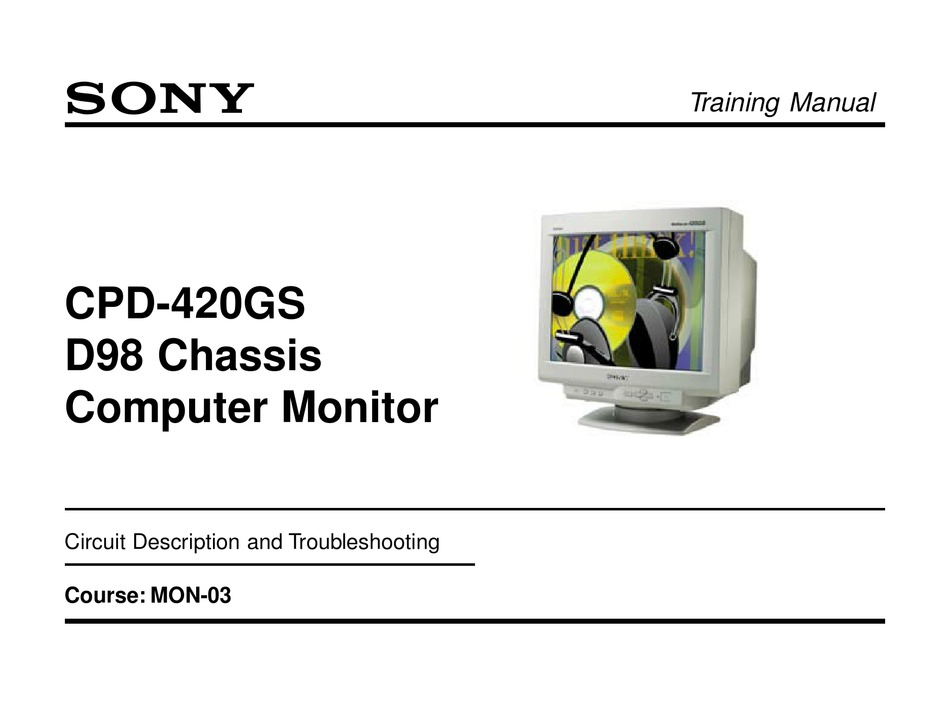 sony trinitron 420gs