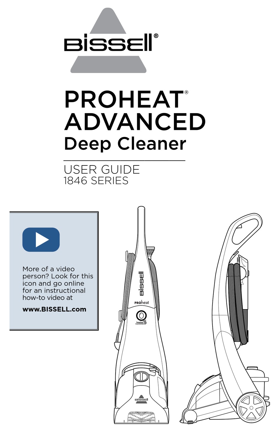 BISSELL 1846 SERIES USER MANUAL Pdf Download | ManualsLib