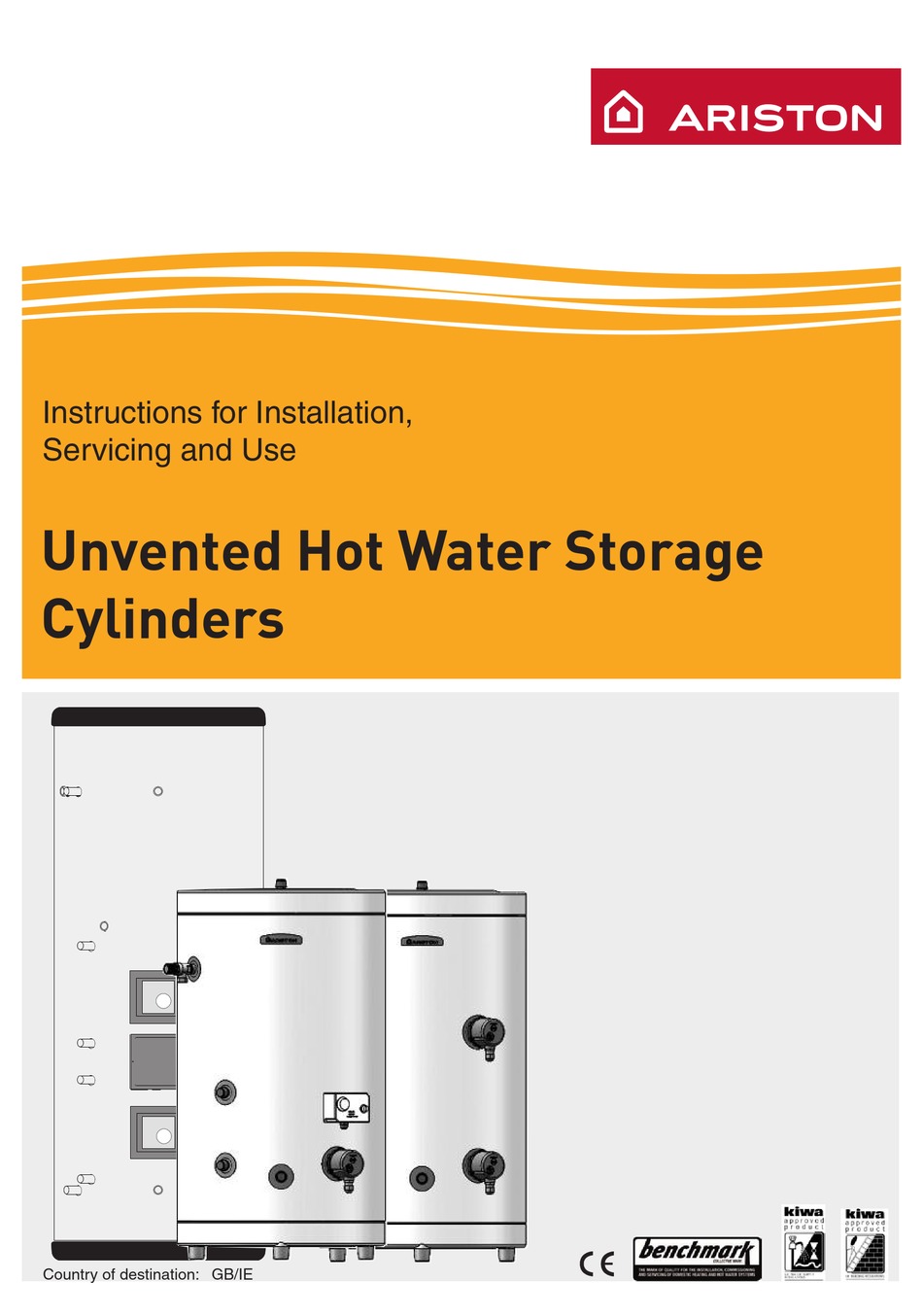 ARISTON ST 100 PROTECH INSTRUCTIONS FOR INSTALLATION, SERVICING AND USE