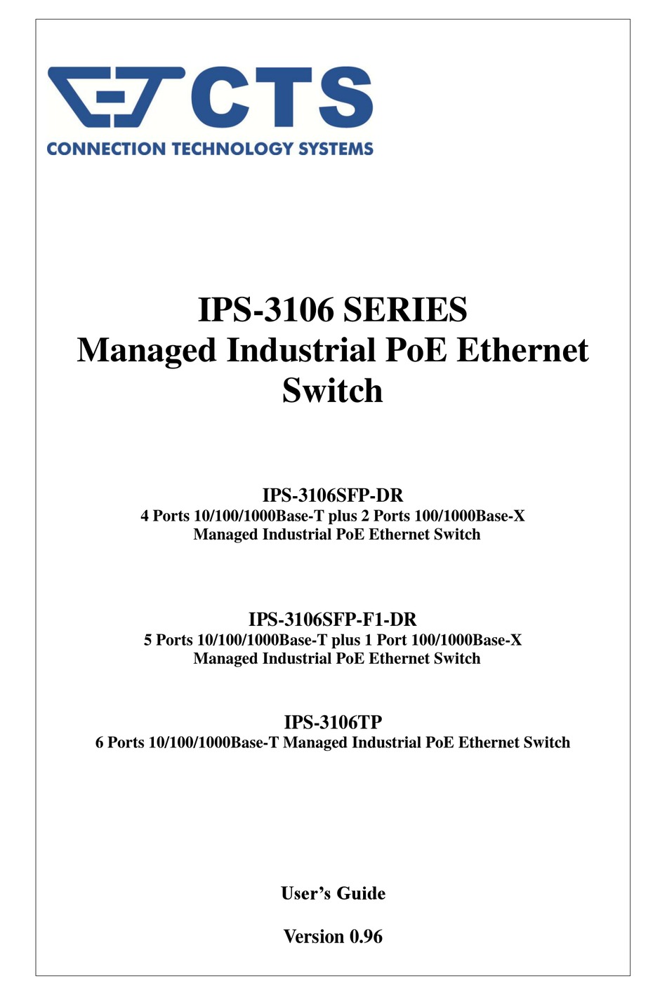 cts-ips-3106sfp-dr-user-manual-pdf-download-manualslib