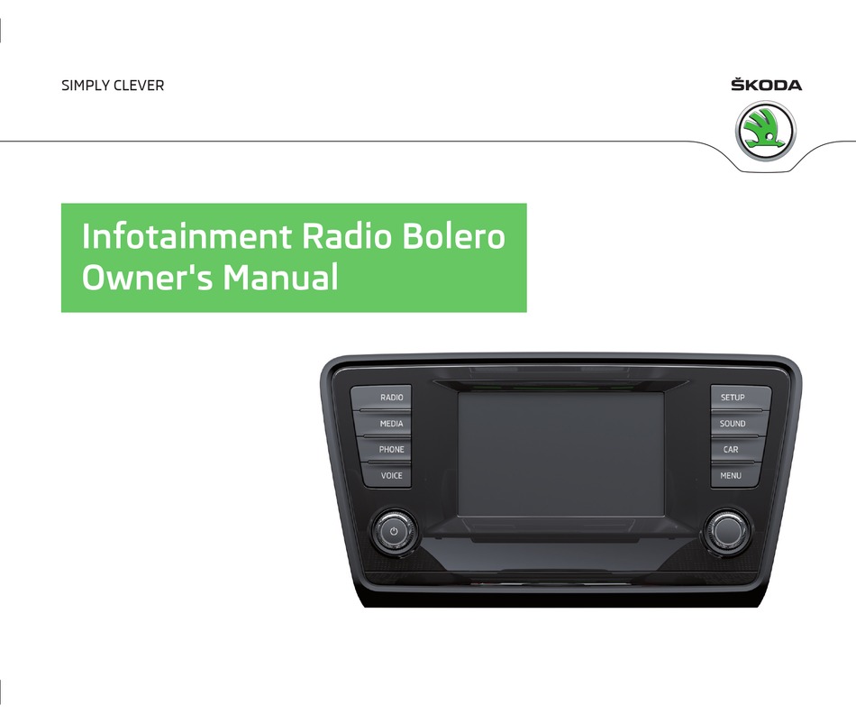 SKODA BOLERO OWNER'S MANUAL Pdf Download | ManualsLib