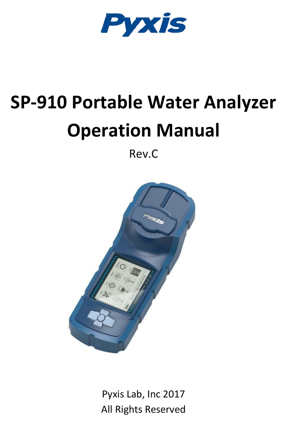 PYXIS SP910 OPERATION MANUAL Pdf Download ManualsLib