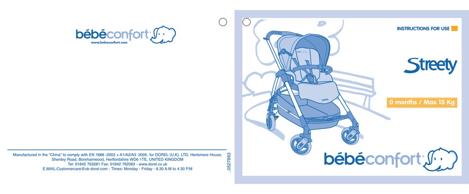 Bebe Confort Streety Instructions For Use Manual Pdf Download Manualslib