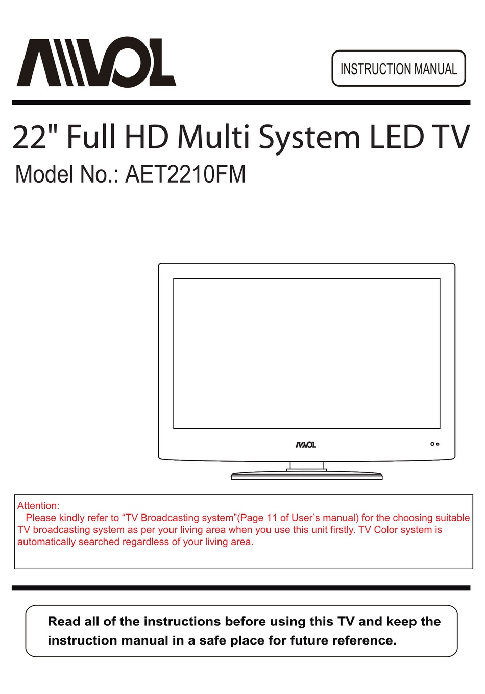 AVOL AET2210FM INSTRUCTION MANUAL Pdf Download | ManualsLib
